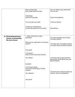 Class, kindly stand 
Kyle, please lead the prayer 
 
 
2.Greetings 
Good morning class. 
 
 
You may take your seats