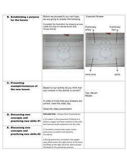 B. Establishing a purpose 
for the lesson 
 
 
 
 
Before we proceed to our next topic, 
we are going to answer the following