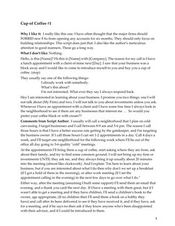 3 
Cup of Coffee #1 
 
Why I like it:  I really like this one. I have often thought that the major firms should 
FORBID n