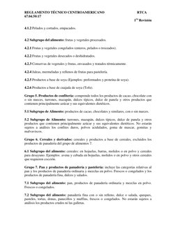 REGLAMENTO TÉCNICO CENTROAMERICANO            
            RTCA 
67.04.50:17 
 
                                        1ra R