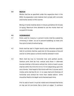 Brickwork Specifications per IS Code | PDF | Masonry | Brick