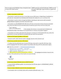 CDS vs AMDP: Key Interview Insights | PDF | Class (Computer Programming ...