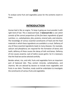 Analysis of Fruit and Vegetable Juices | PDF | Nutrients | Foods