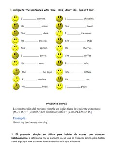 PRESENTE SIMPLE 
 
 
1. El presente simple se utiliza para hablar de cosas que suceden 
habitualmente. A diferencia