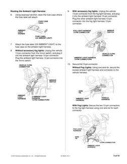 2011 Honda Fit GE - Ambient Light Installation | PDF | Electrical ...