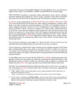 united states of America (1789) and Bill of Rights (1791) and upheld by many court decisions in
support of those rights. I no