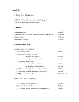 Back Propping Design Calculations | PDF | Stress (Mechanics) | Building ...