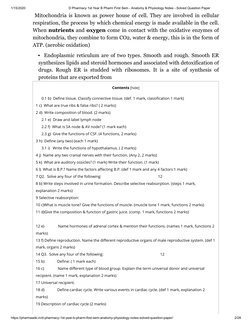 D Pharmacy 1st Year B Pharm First Sem - Anatomy & Physiology Notes ...