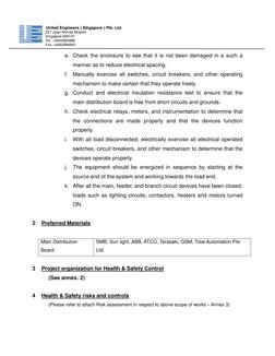 Electrical Works Method Statement | PDF | Manufactured Goods | Safety