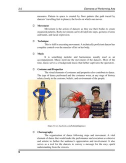 Elements of Performing Arts Overview | PDF | Dances | Pitch (Music)