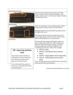 Keyboarding and Document Processing Basics | PDF | Computer Keyboard ...