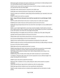 MV Cable Pulling Method Statement | PDF | Personal Protective Equipment ...