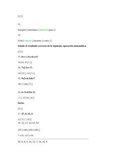 | | | | |  
 
11.  
 
huesped | tentempie | enésimo | guia | |  
12.  
 
ilván | sintaxis | inerente | comic | |  
Señale el