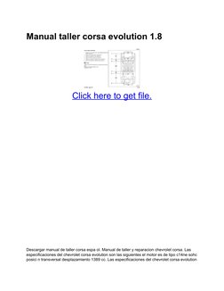 Manual taller corsa evolution 1.8 
 
Click here to get file.  (http://bigbinnd.info/vpmr11?x=Manual+taller+corsa+evolution+1.