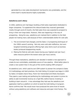10!
!
!!!!!!!
!
generated by a new sales development rep become very predictable, and the 
entire team’s results become highl