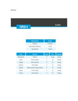 Rutina 
 
 
