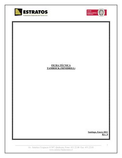 . 
1 
Av. Américo Vespucio #1387, Quilicura, Fono: 431.22.00  Fax: 431.22.01 
www.estratos-fundaciones.cl