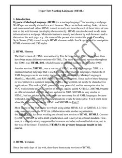 NIELIT O Level HTML Project Guide | PDF | Html | Html Element