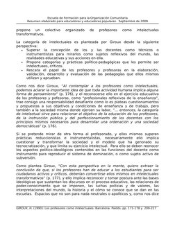 Escuela de Formación para la Organización Comunitaria
Resumen elaborado para educadores y educadoras populares.  Septiembre d