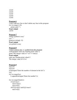 Python Debugging Exercises and Solutions | PDF | String (Computer ...