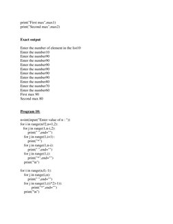 Python Debugging Exercises and Solutions | PDF | String (Computer ...