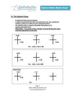 Optical Math: Transposition & Equivalents | PDF | Optics | Atomic