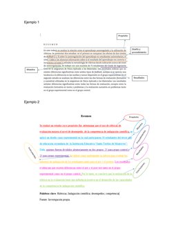 Cómo redactar un resumen de tesis | PDF