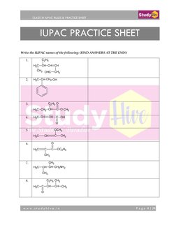 IUPAC Nomenclature Rules & Practice | PDF | Functional Group | Organic ...