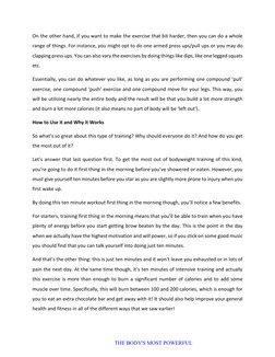 On the other hand, if you want to make the exercise that bit harder, then you can do a whole 
range of things. For instance,