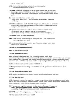 currval works or not?
ANS: Yes it works. nextval, currval both will generate keys. But     
           currval=nextval+