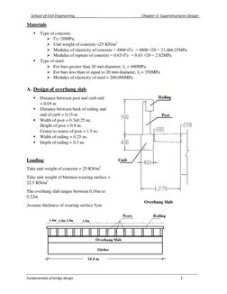 School of Civil Engineering __ ________                                        ____Chapter 3:-Superstructures Design_ 
 
__
