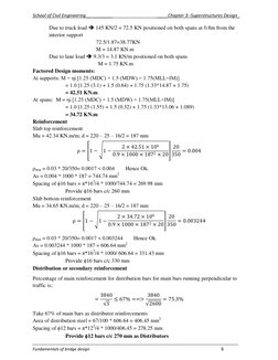 School of Civil Engineering __ ________                                        ____Chapter 3:-Superstructures Design_ 
 
____