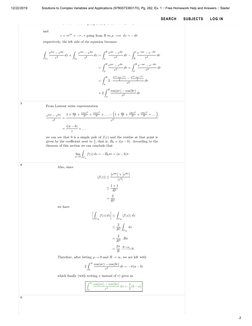 Solutions To Complex Variables and Applications (9780073383170), Pg ...