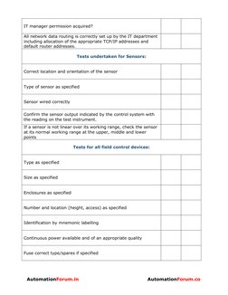 Electrical Panel Pre-Commissioning Checklist | PDF | Electrical Wiring ...
