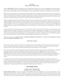 Alice Reyes
National Artist for Dance (2014)
The name Alice Reyes has become a significant part of Philippine dance parlanc
