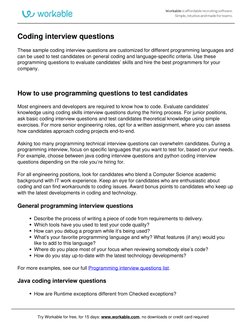 Coding Interview Questions Guide | PDF | J Query | Computer Programming