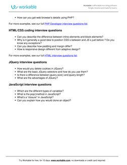Coding Interview Questions Guide | PDF | J Query | Computer Programming