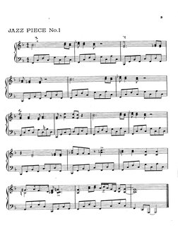 アート・デザイン・音楽 Jazz Exercises and Pieces (Number 2) Jazz