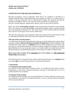 Research Proposal Writing Guidelines | PDF | Data | Data Analysis