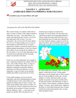 Proyecto de Vida para Sexto Grado | PDF