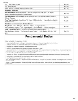 1/27/2020
3/3
(a). 1 litre bottle/1000ml
Rs. 15/-
(b). 500ml. Bottle
Rs. 10/-
Janta meal or Economy meal or Janta Khana
Rs. 2