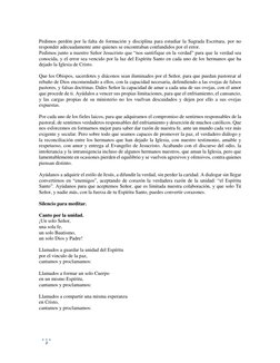 Hora Santa por la Unidad Cristiana | PDF | Filosofía | Religión y ...