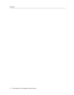 Contents
iv  PI ProcessBook to PI Vision Migration Utility User Guide
