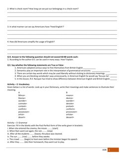 ADB 
2 
 
2. What is check room? How long can we put our belongings in a check room? 
_______________________________________