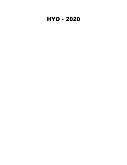 HYO - 2020 
 
 
 
 
 
 
 
 
 
 
 
 
 
 
 
 
 
 
 
 
 
 
 
 
 
 
 
 
 
 
 
 
 
 
 
 
 
 
 
 
 
 
 
