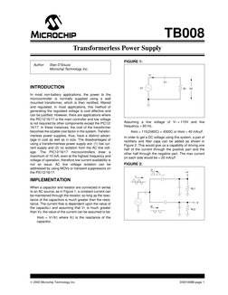  2000 Microchip Technology Inc.
DS91008B-page 1
INTRODUCTION
In most non-battery applications, the power to the
microcontrol