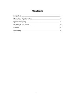 2
Contents
Freight Train ....................................................................................................