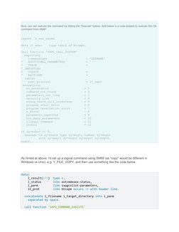 SAP External OS Command Execution Guide | PDF