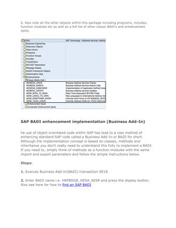 BADI Implementation Guide in SAP ABAP | PDF | Business | Finance ...