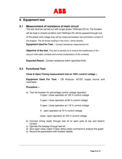 MV Switchgear Factory Acceptance Testing | PDF